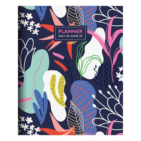 TF Publishing 2024-2025 Medium Funky Floral Monthly Planner